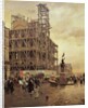 The Place des Pyramides, Paris, 1875 by Giuseppe or Joseph de Nittis