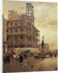 The Place des Pyramides, Paris, 1875 by Giuseppe or Joseph de Nittis