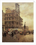 The Place des Pyramides, Paris, 1875 by Giuseppe or Joseph de Nittis