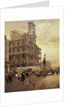 The Place des Pyramides, Paris, 1875 by Giuseppe or Joseph de Nittis