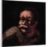 Head of a man by Honore Daumier