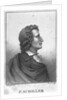 Friedrich Schiller engraved by Massol by Theophile Behaeghel