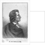 Friedrich Schiller engraved by Massol by Theophile Behaeghel