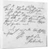Page of text with his signature by Friedrich Schiller