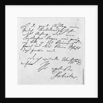 Page of text with his signature by Friedrich Schiller
