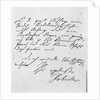 Page of text with his signature by Friedrich Schiller