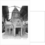 Reconstructed turret, Temple of Bayon at Angkor Thom, c.1912 by French Photographer