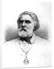 Portrait of Ivan Turgenev by Pierre Edmond Alexandre Hedouin