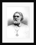 Portrait of Ivan Turgenev by Pierre Edmond Alexandre Hedouin