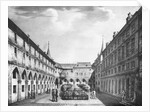 View of the Men's Yard at the Conciergerie Prison, engraved by Alphonse Urruty c.1831 by Collard (after)