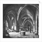 Interior view of the entrance room at the Conciergerie Prison by Collard