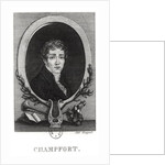 Portrait of Sebastian-Roch Nicolas known as Nicolas de Chamfort by French School