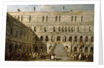 The Coronation of the Doge of Venice on the Scala dei Giganti of the Palazzo Ducale, 1766-70 by Francesco Guardi