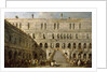 The Coronation of the Doge of Venice on the Scala dei Giganti of the Palazzo Ducale, 1766-70 by Francesco Guardi