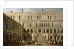 The Coronation of the Doge of Venice on the Scala dei Giganti of the Palazzo Ducale, 1766-70 by Francesco Guardi