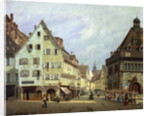 Place du Marche-aux-Fruits, Colmar, 1875 by Michel Hertrich