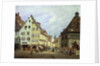 Place du Marche-aux-Fruits, Colmar, 1875 by Michel Hertrich