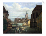 Dominicans Square, Colmar, 1876 by Michel Hertrich