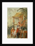 A Chinese Garden, study for a tapestry cartoon, c.1742 by Francois Boucher