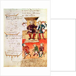 Mathematics Lesson, from a mathematical treatise by Italian School