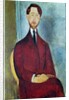 Leopold Zborowski, 1917 by Amedeo Modigliani