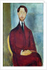 Leopold Zborowski, 1917 by Amedeo Modigliani
