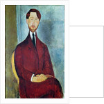 Leopold Zborowski, 1917 by Amedeo Modigliani