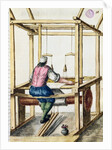 A Venetian Weaver by Jan van Grevenbroeck