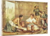 Indians Preparing Tortillas by Julio Michaud (after)