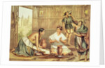 Indians Preparing Tortillas by Julio Michaud (after)