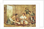 Indians Preparing Tortillas by Julio Michaud (after)