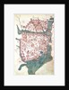 Plan of Constantinople, 16th century by Italian School