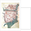 Plan of Constantinople, 16th century by Italian School
