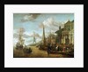 The Port of Rhodes by Abraham Storck