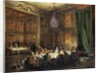 Dinner of the Prince of Conti in the Temple, 1766 by Michel Barthelemy Ollivier or Olivier