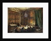 Dinner of the Prince of Conti in the Temple, 1766 by Michel Barthelemy Ollivier or Olivier