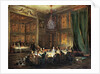 Dinner of the Prince of Conti in the Temple, 1766 by Michel Barthelemy Ollivier or Olivier