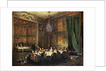 Dinner of the Prince of Conti in the Temple, 1766 by Michel Barthelemy Ollivier or Olivier