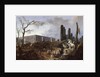Tree Felling in the Garden of Versailles around the Baths of Apollo, 1775-77 by Hubert Robert