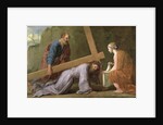 Jesus carrying his cross, c.1651 by Eustache Le Sueur
