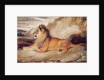 Lion Resting by Antoine Louis Barye