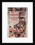 Poster advertising a bullfight at the Plaza de Toros, Nimes, 1st August 1897 by J. & Pastor E. Estellor