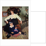 Portrait of Marie Coca and her Daughter, 1913 by Marie Clementine Valadon