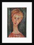 Young Girl with Earrings by Amedeo Modigliani