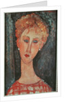 Young Girl with Earrings by Amedeo Modigliani