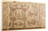 Slab decorated with carriages and mythical birds, Han Dynasty by School Chinese