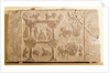Slab decorated with carriages and mythical birds, Han Dynasty by School Chinese