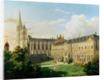 The Abbey Church of Saint-Denis and the School of the Legion of Honour in 1840 by Aline Clement