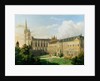 The Abbey Church of Saint-Denis and the School of the Legion of Honour in 1840 by Aline Clement
