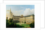 The Abbey Church of Saint-Denis and the School of the Legion of Honour in 1840 by Aline Clement